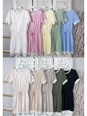 Sukienki damskie wloskie, size uni, paczka 6szt, mix kolor