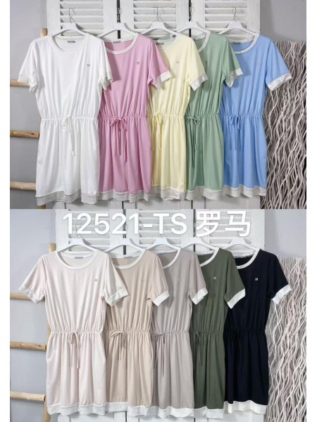 Sukienki damskie wloskie, size uni, paczka 6szt, mix kolor