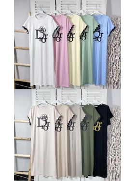 Sukienki damskie wloskie, size uni, paczka 6szt, mix kolor