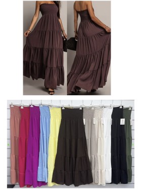 Sukienki damskie wloskie, size uni, paczka 6szt, mix kolor