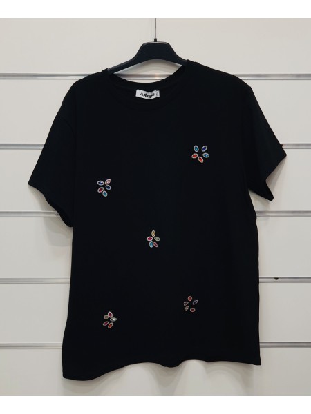 Bluzki damskie wloskie, size uni, paczka 6szt, mix kolor