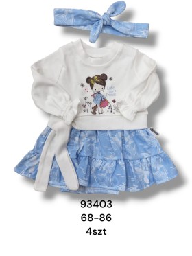 Sukienka DZIECIĘCE , size 68-86,paczka 4szt, 1kolor