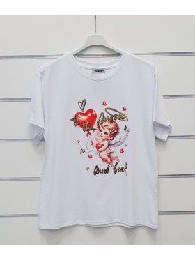 Bluzki damskie wloskie, size uni, paczka 6szt, mix kolor