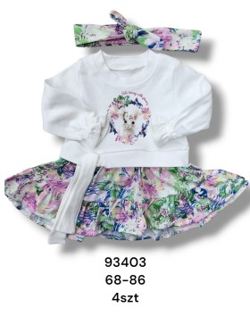Sukienka DZIECIĘCE , size 68-86,paczka 4szt, 1kolor