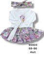Sukienka DZIECIĘCE , size 68-86,paczka 4szt, 1kolor