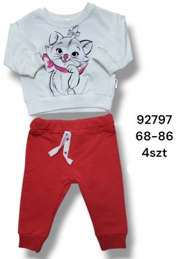 Komplet DZIECIĘCE , size 68-86,paczka 4szt, 1kolor