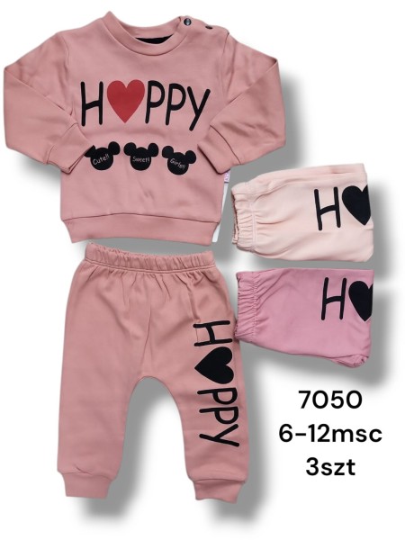 Komplet DZIECIĘCE , size 6-12m,paczka 3szt, 1kolor