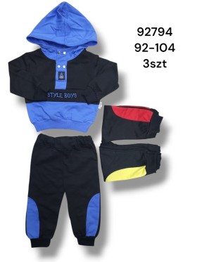 Komplet DZIECIĘCE , size 92-104,paczka 3szt, 1kolor
