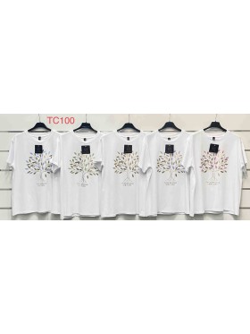Bluzki damskie wloskie, size uni, paczka 6szt, mix kolor
