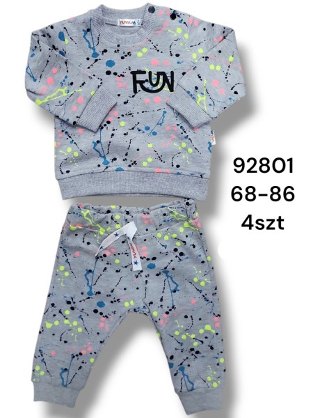 Komplet DZIECIĘCE , size 68-86,paczka 4szt, 1kolor