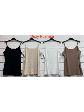 Bluzki damskie wloskie, size uni, paczka 6szt, mix kolor