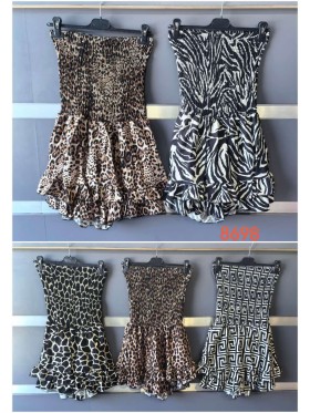 Sukienki damskie wloskie, size uni, paczka 6szt, mix kolor