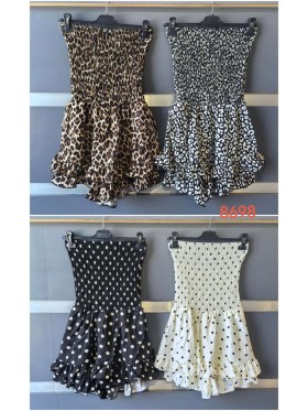 Sukienki damskie wloskie, size uni, paczka 6szt, mix kolor