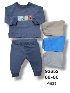 Komplet DZIECIĘCE , size 68-86,paczka 4szt, 1kolor