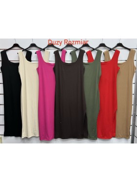 Sukienki damskie wloskie, size uni, paczka 6szt, mix kolor
