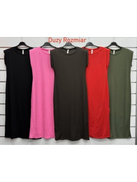 Sukienki damskie wloskie, size uni, paczka 6szt, mix kolor