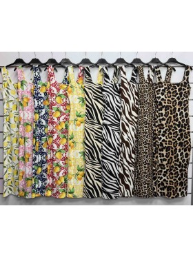 Sukienki damskie wloskie, size uni, paczka 6szt, mix kolor