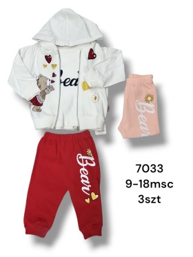 Komplet DZIECIĘCE , size 9-18m,paczka 3szt, 1kolor