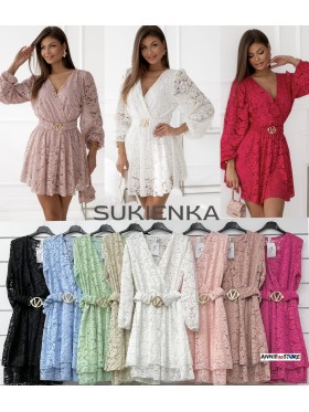 Sukienki damskie Włoski ,size uni  ,paczka 6szt mix kolor