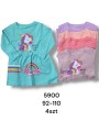 Sukienka DZIECIĘCE , size 92-110,paczka 4szt, 1kolor