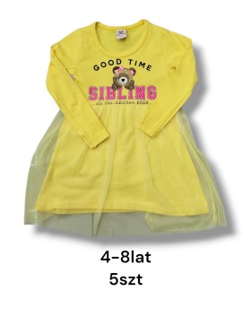 Sukienka DZIECIĘCE , size 4-8 lat,paczka 5szt, 1kolor