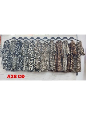 Bluzki damskie wloskie, size uni, paczka 6szt, mix kolor