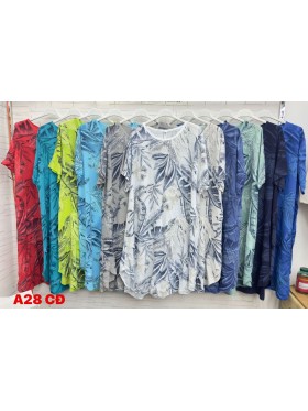 Sukienki damskie wloskie, size uni, paczka 6szt, mix kolor