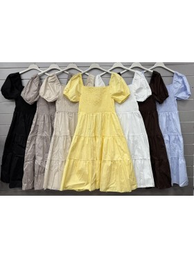 Sukienki damskie wloskie, size uni, paczka 6szt, mix kolor