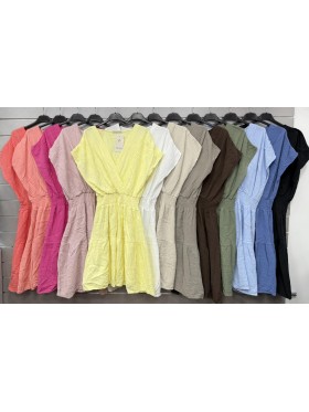 Sukienki damskie wloskie, size uni, paczka 6szt, mix kolor