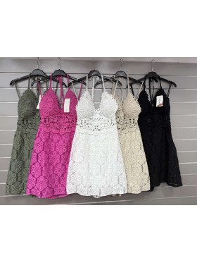 Sukienki damskie wloskie, size uni, paczka 6szt, mix kolor