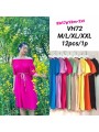 Sukienki damskie , size m-2xl, paczka 12szt, mix kolor