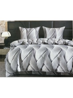 Komplet pościeli 3D   „” ANTONIO „” 100% satyna - bawełna 3 Częściowy Rozmiar : 160/200cm