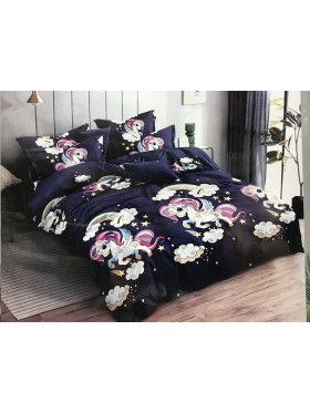 Komplet pościeli 3D   „” ANTONIO „” 100% satyna - bawełna 3 Częściowy Rozmiar : 160/200cm