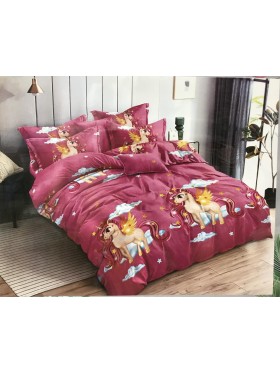 Komplet pościeli 3D   „” ANTONIO „” 100% satyna - bawełna 3 Częściowy Rozmiar : 160/200cm