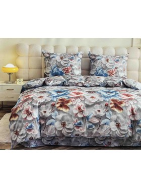 Komplet pościeli 3D   „” ANTONIO „” 100% satyna - bawełna 3 Częściowy Rozmiar : 160/200cm