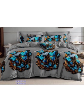 Komplet pościeli 5D  „””. MILANO „” 100% satyna - bawełna 4 Częściowy Rozmiar : 200/220cm