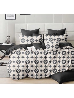 Komplet pościeli 5D  „””. MILANO „” 100% satyna - bawełna 4 Częściowy Rozmiar : 200/220cm