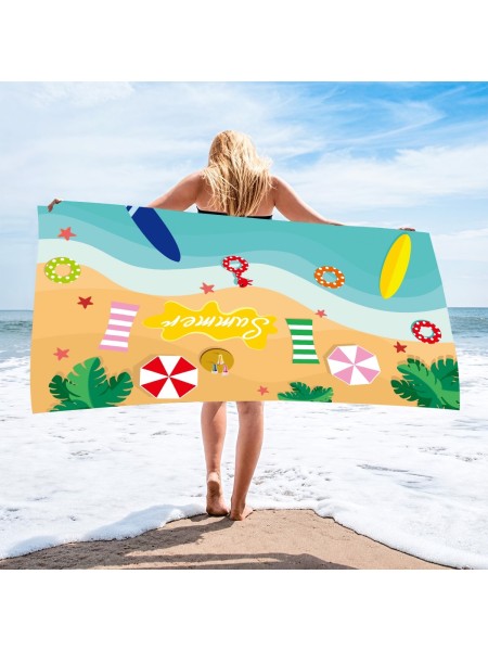 Ręcznik Plażarowy Rozmiar : 100/180cm ,Paczka : 5szt 1 kolor