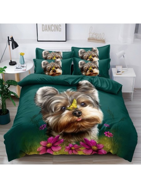 Komplet pościeli 5D „”” MILANO „” 100% satyna - bawełna 4 Częściowy Rozmiar : 160/200cm