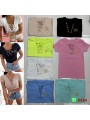 Bluzki damskie , size uni, paczka 6szt,mix kolor