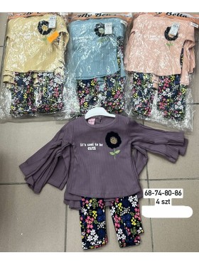 Komplet DZIECIĘCE , size 68-86,paczka 4szt, 1kolor
