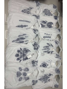 Bluzki damskie wloskie, size uni, paczka 6szt, mix kolor