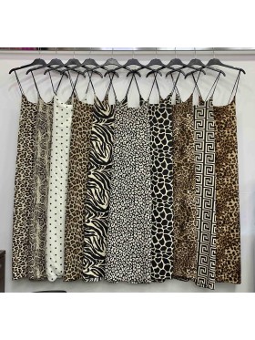 Sukienki damskie wloskie, size uni, paczka 6szt, mix kolor