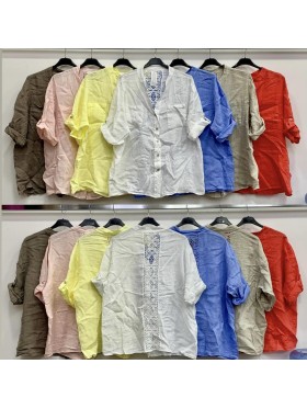 Koszule damskie wloskie, size uni, paczka 6szt, mix kolor