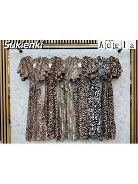 Sukienki damskie wloskie, size uni, paczka 6szt, mix kolor