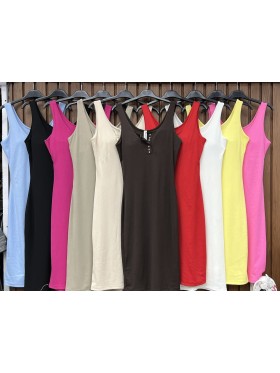 Sukienki damskie wloskie, size uni, paczka 6szt, mix kolor
