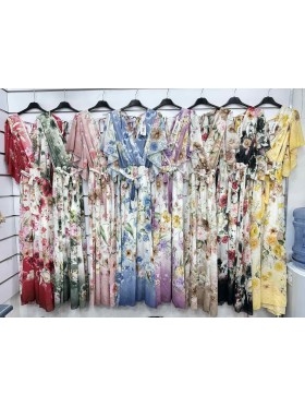 Sukienki damskie wloskie, size uni, paczka 6szt, mix kolor