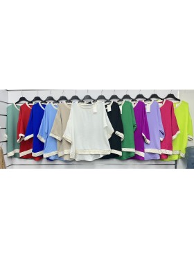 Bluzki damskie wloskie, size uni, paczka 6szt, mix kolor