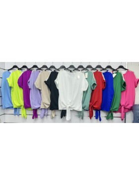 Bluzki damskie wloskie, size uni, paczka 6szt, mix kolor