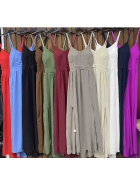 Sukienki damskie wloskie, size uni, paczka 6szt, mix kolor